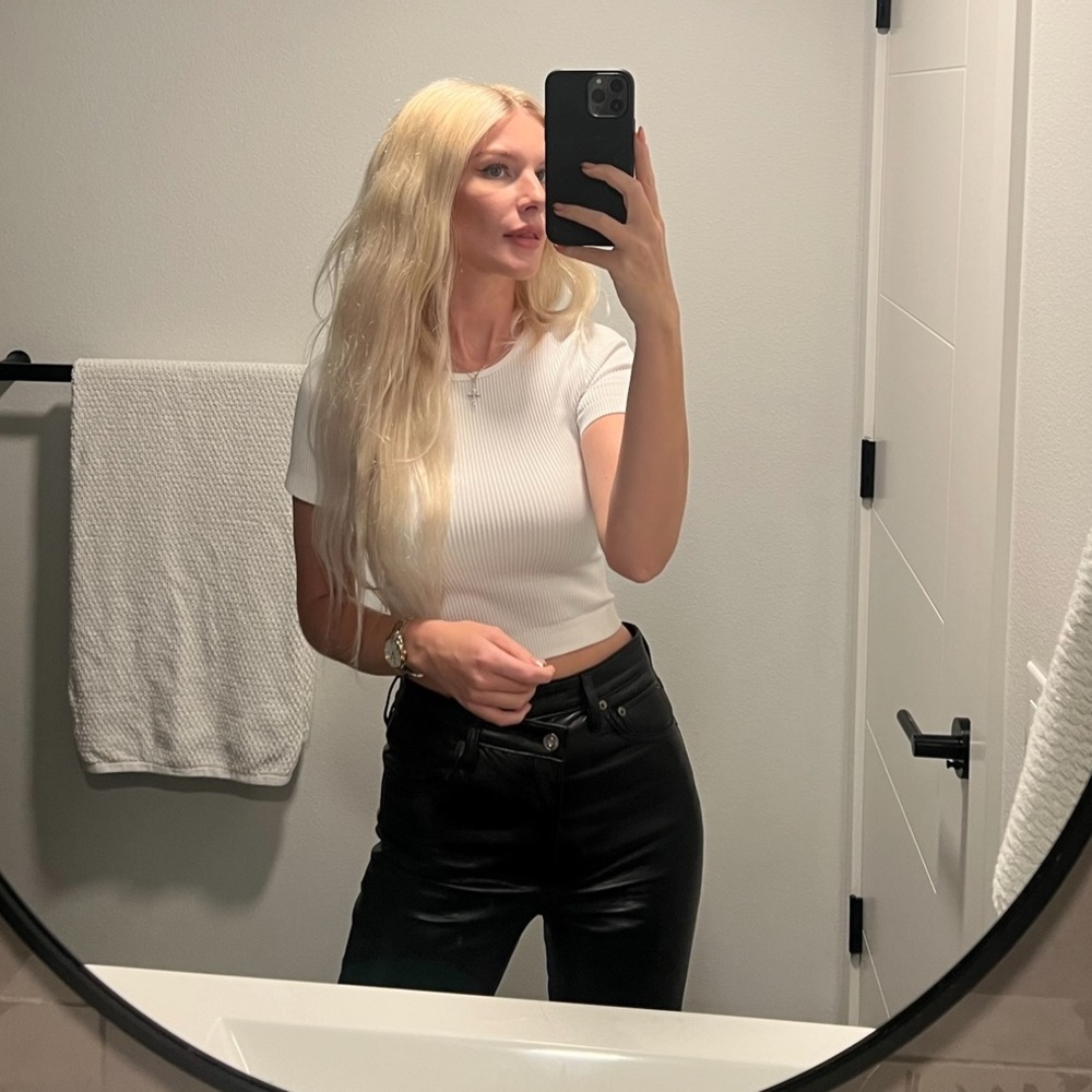 🥀Agolde 90s Recycled Leather Pants 25🥀